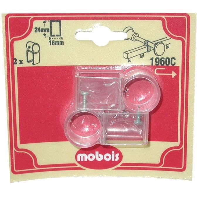 Support Tringle Rideau Chemin De Fer Adaptateur Pour Tringle Chemin De Fer Lot De 2 Achat Vente