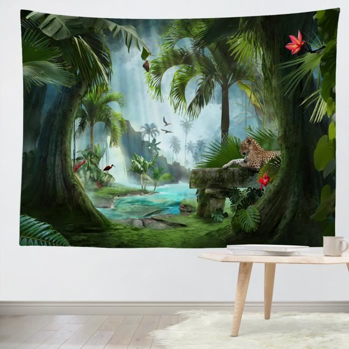 Tapisserie Murale Jungle