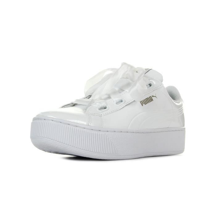 basket puma vikky platform blanche