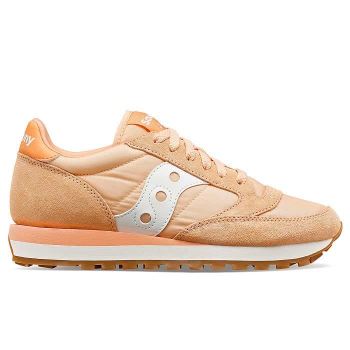 Saucony Chaussures Femme - SAUCONY - Jazz Original - Orange - Lacets - Textile