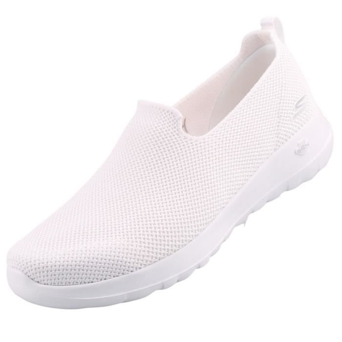 Mocassins - Skechers - 124187-WHT - Femme - Blanc - Sneaker pour toutes les activités