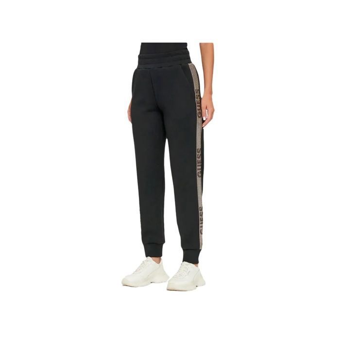 Jogging Guess Femme Strass G Noir Synthetique