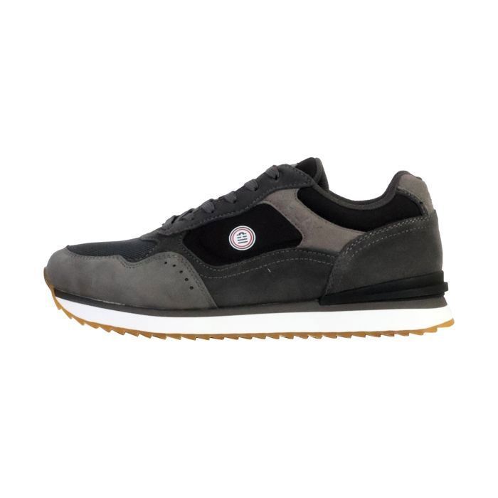 Serge Blanco Basket Basse Cuir Serge Blanco - Noir