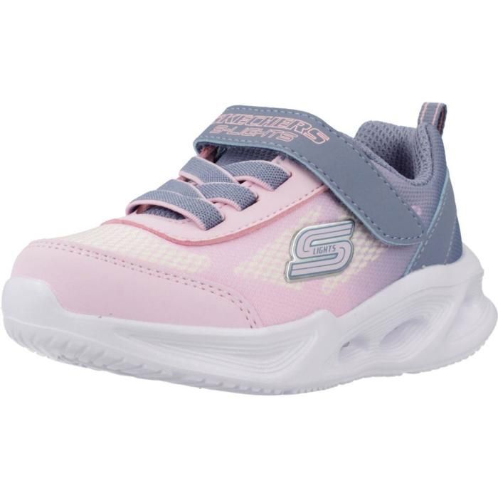 Skechers Zapatillas Niña Modèle Chaussure Skechers Modèle Ombre Deluxe - Coleur Rose