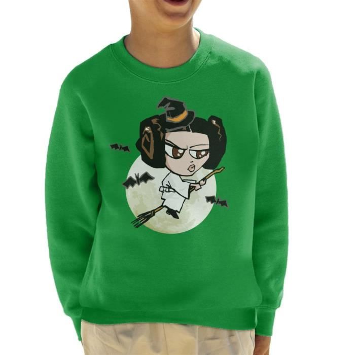 Star Wars Leia On Broomstick Pull Enfant Vert kelly Cdiscount Prêtà