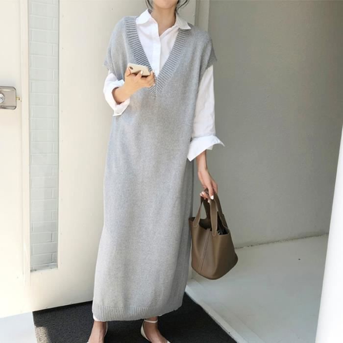 Robe droite manche longue hotsell hiver