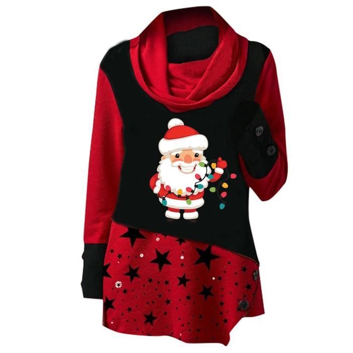 Robe De Noël Femme à Manches Longues – Imprimé Festif Pour Les Fêtes | Mini Robe Cadeau Idéal