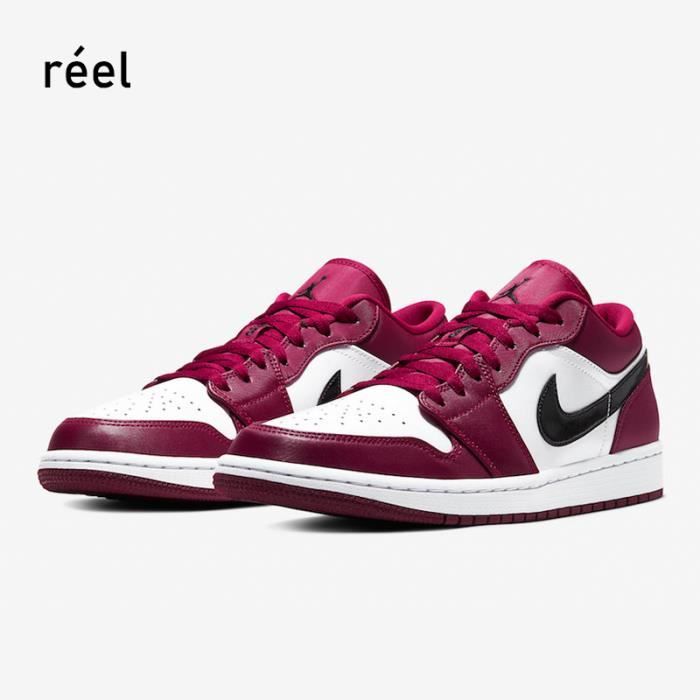Air-Jordan 1 Low “Noble Red” 553558-604 Rouge - Cdiscount Chaussures