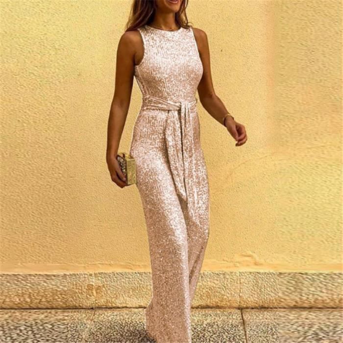 Ensemble Pantalon De Mariée Tenue De SoirÃ©e Femme Combinaison - Main Image