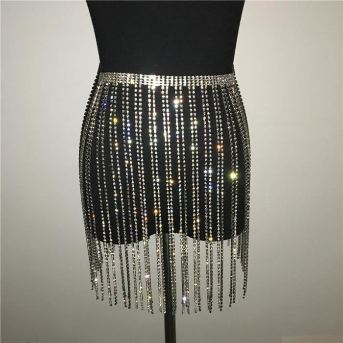 Jupe longue a frange on sale
