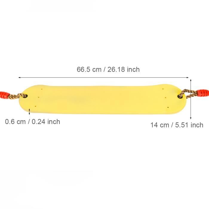 Balance Board Enfant PullCrease - Planche D'équilibre Avec 3 Balançoires Interchangeables - Gym
