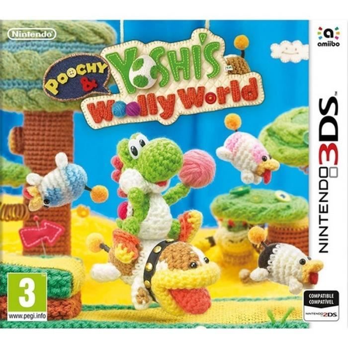 Poochy & Yoshi' Woolly World 3ds - vue 2