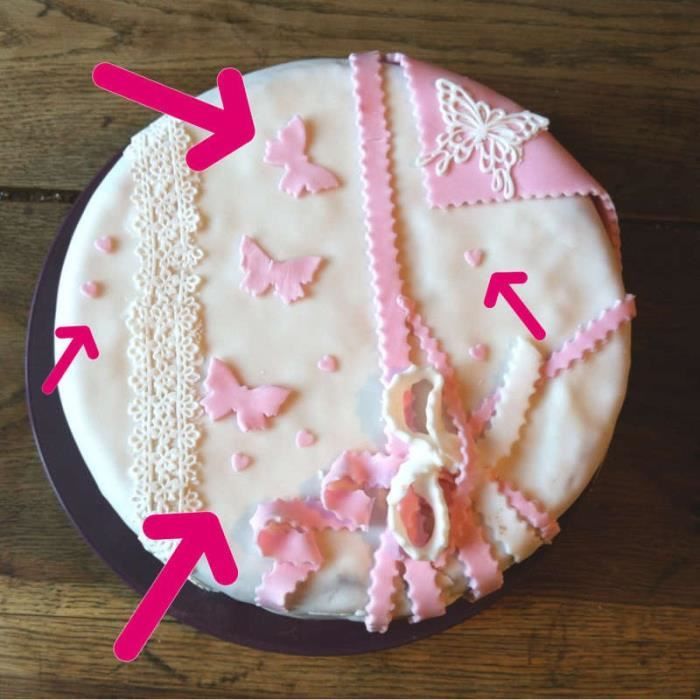 Kit Decoration Gateau Papillon Et Coeur Cdiscount Maison Kit Decoration Gateau Papillon Et Coeur Cdiscount Maison