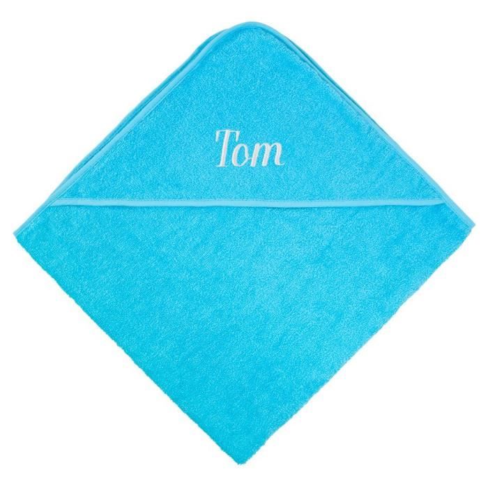 Cape De Bain Bleu Personnalisee Cdiscount Puericulture Eveil Bebe