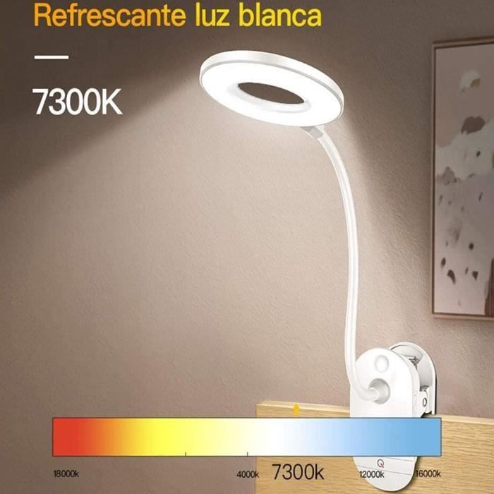 Lampe De Table LED Sans Fil - Batterie Rechargeable USB-C - Variateur Tactile - IP44 étanche - Blanc Ancien - 11x33 Cm