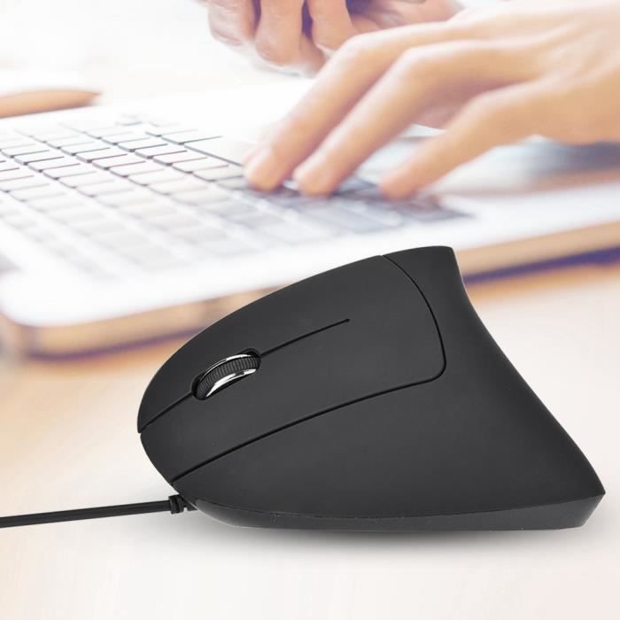 Souris Verticale Sans Fil Ergonomique Pour Gaucher 2,4 GHz Avec