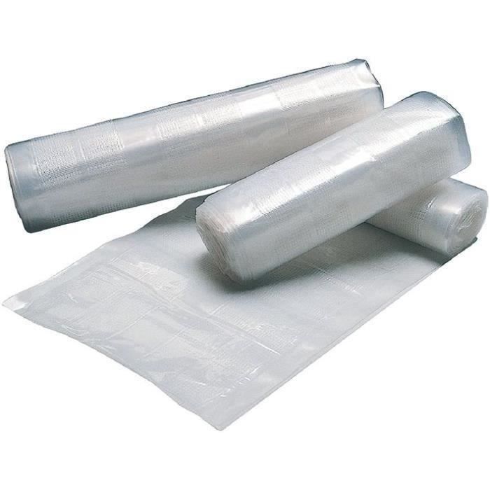 REBER Sachets pour Machine sous vide - 20 x 600 cm - Lot de 2 rouleaux