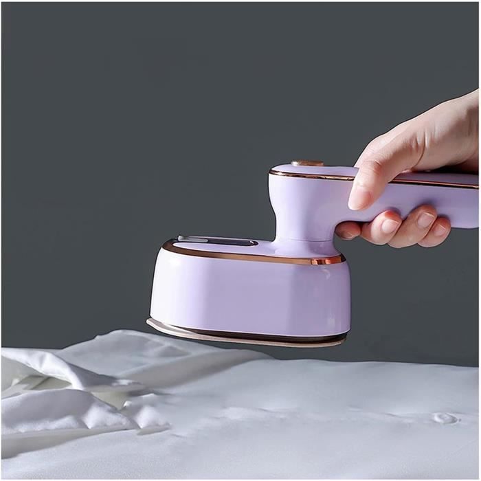 Mini Fer à Repasser De Voyage Rechargeable - Sans Fil, Vapeur Sèche/humide, Chauffe En 30s