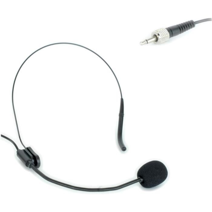 Micro-Casque Omnidirectional Double Oreillette XLR - Compatible AKG Samson - Beige - Idéal Conférences Et Scène