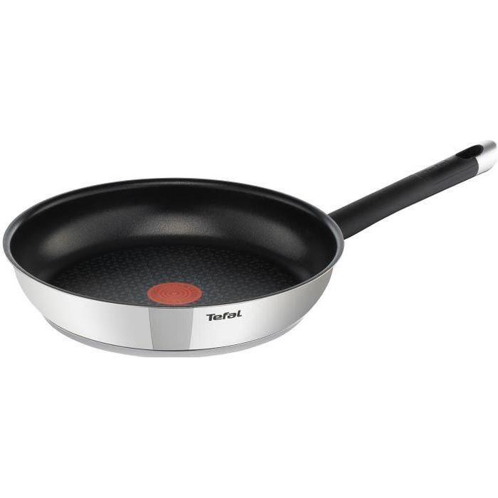 TEFAL E8240614 - Poêle Emotion - Ø 28 cm - Inox - Tous feux dont ...