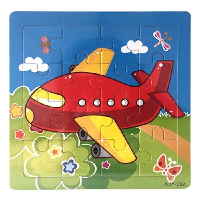 Puzzle éducatif en Bois pour Enfants Witspace Baby Reconnaissance Jouet de développement pour 12 Mois-5 Ans 64A Cheval