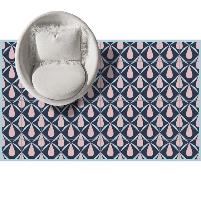 Tapis Vinyl Carreaux De Ciment 120x200 Tapis Vinyle Hong Kong 120x200 Cm Achat Vente Tapis Soldes