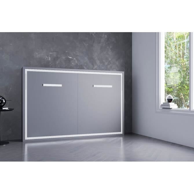 Armoire Lit Escamotable Joy Horizontale 140 X 190 Pieds A
