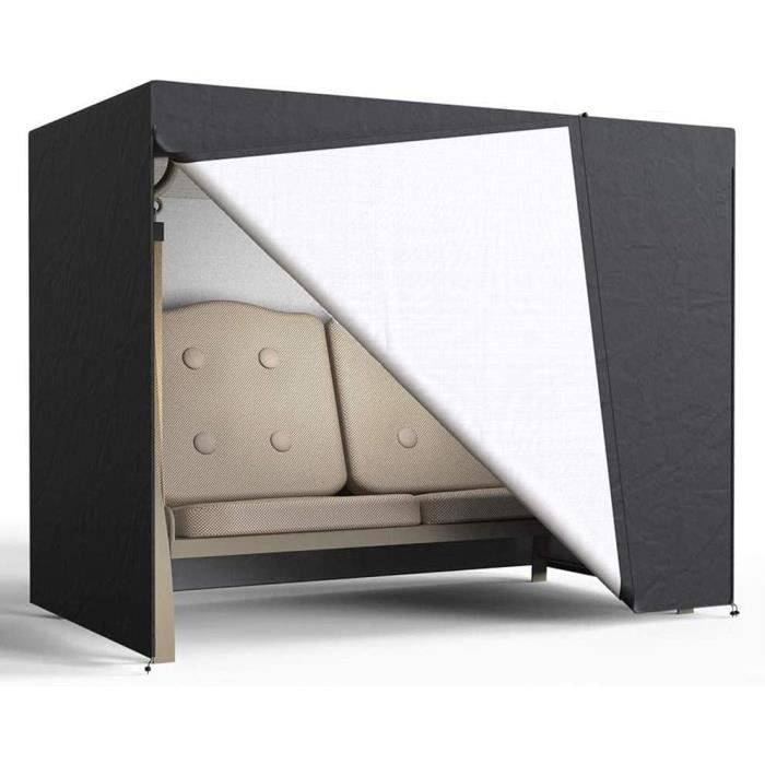 Housse Avec Cordon Serrage Housse De Banc Imperméable 3 Places Avec Grille D 039 A Ration Coupe Vent Anti Uv 350194