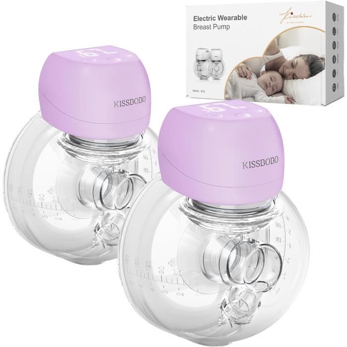Tire-lait électrique KISSBOBO - 19 Niveaux, 320mmHg, Main Libre