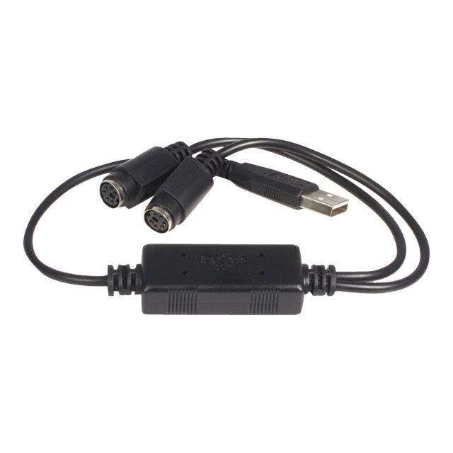 Adaptateur clavier/souris - STARTECH - USBPS2PC - USB vers PS2 - Prêt-à-lemploi - Noir