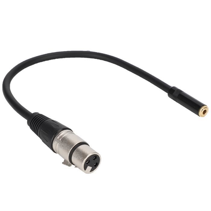 Câble Adaptateur MIDI DIN 5 Broches Vers 3.5mm Femelle – 1m, Idéal Bang & Olufsen, Naim, Quad Et Chaînes Stéréo Européennes