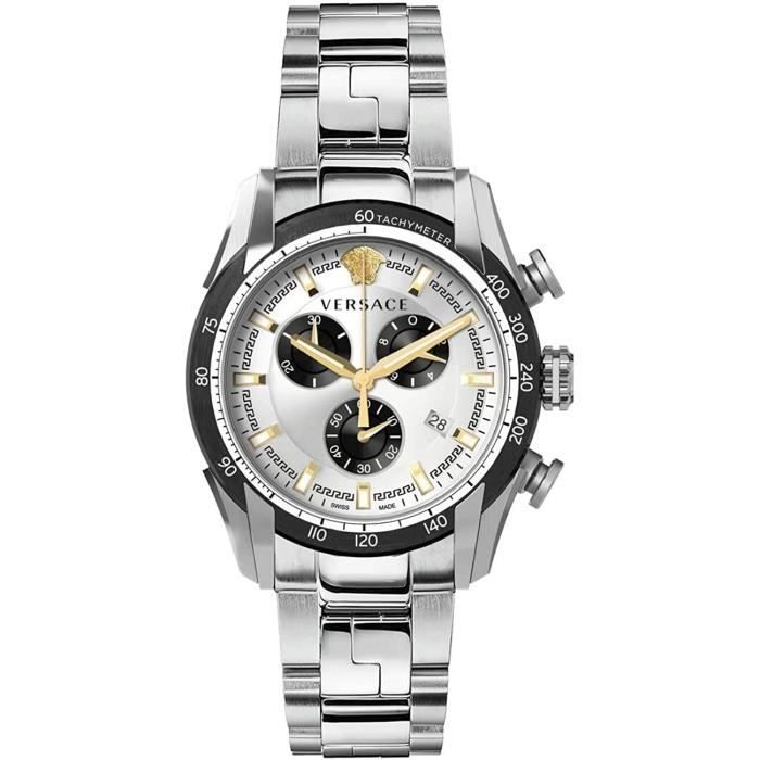Montre Homme Quartz Acier Inoxydable - Pile Neuve, Occasion En Bon état