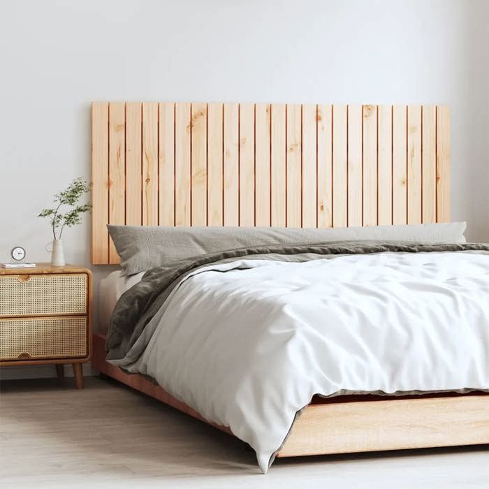 vidaXL Tête de lit murale 147x3x60 cm Bois massif de pin 824843