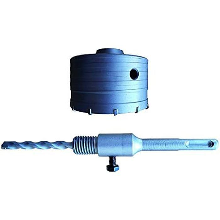 Couronne de forage diamantée pour carotteuse avec turbo, 1 1/4, 150 mm, longueur totale 460 mm, foret diamant à sec et humide, couronne de forage à sec pour béton Couronne de forage diamantée pour carotteuse avec turbo, 1 1/4, 150 mm, longueur totale 460 mm, foret diamant à sec et humide, couronne de forage à sec pour béton