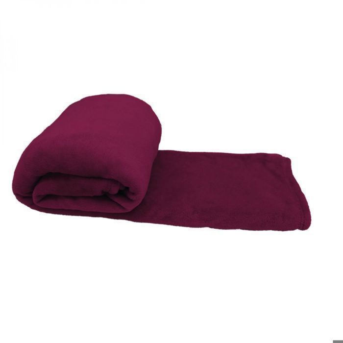 Plaid Prune - Cdiscount