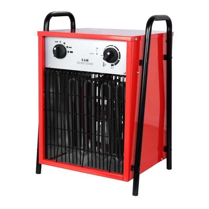 Meilleurs prix pour YRHOME 9kW Chauffage électrique chauffage de chantier aérotherme