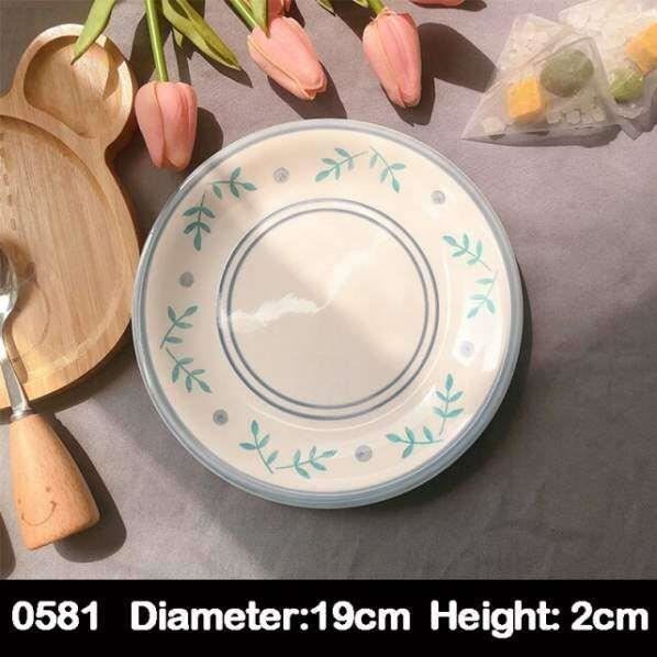 ZME06952-Assiette De Petit Déjeuner En Céramique. Salade Steak Bol Plat Couleur Céramique