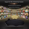 VR Casque De Réalité Virtuelle, Lunettes 3D Jeux Vidéo Lunettes pour 4.7"- 6.5" Iphone Samsung Moto Android Smartphones 3D Fil[302]-1
