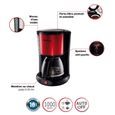 Cafetière filtre MOULINEX Subito - Rouge - 1,25L/10-15 tasses - Porte-filtre pivotant-1