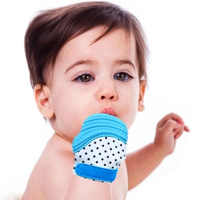 Mitaine de dentition pour bébé, Lot de 2 gants de dentition en silicone de  qualité alimentaire, jouet de dentition lavable pour bébé - Cdiscount Maison