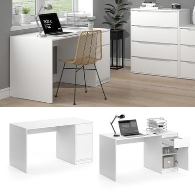 Bureau Vicco Ruben, table bureau, bureau informatique, 100x65 cm, table travail