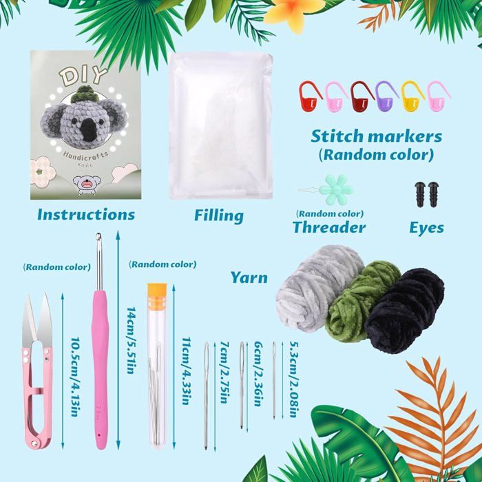 Kit de couture pour enfants ours en peluche - Creativ Company - Transparent | Belgique