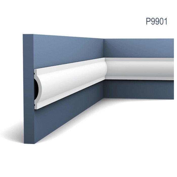 BARRE MURALE ET frise flexible PROFHOME 151330F baguette en stuc baguette décorative 2 m EUR 84