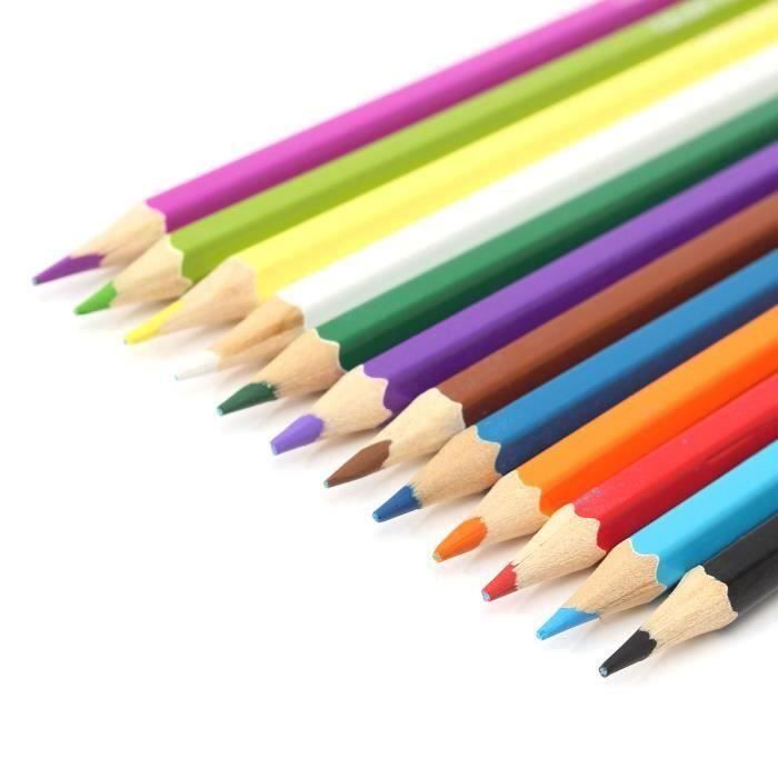 Set De 12 Crayons Œufs Lavables - Cires Naturelles Non Toxiques - Forme Ergo Pour Tout-petits 3-8 Ans - Idéal Voyage