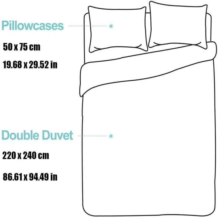 Sailor Moon Housse De Couette Avec Fermeture Éclair Parure De Lit Parure De Lit Avec 2 Taies D'oreiller 140X200CM[350] - Maison