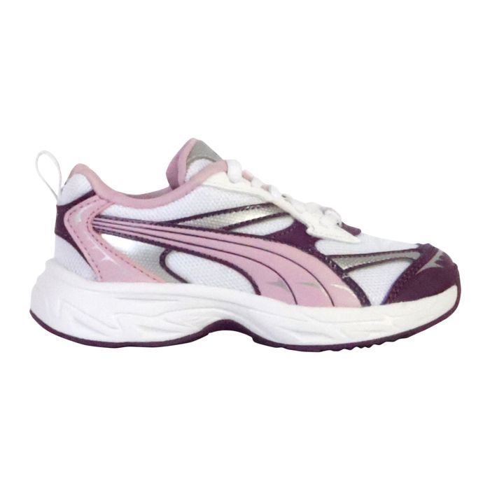 Basket à Lacets Junior Puma Morphic Techie Blanc/Multi Blanc