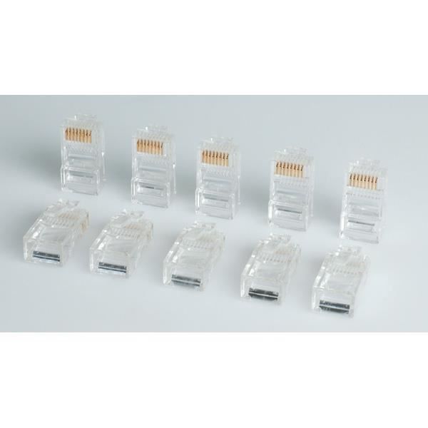 Connecteur RJ45 Modulaire - ROLINE - UTP 10X 12.01.1087 - Sertir ...