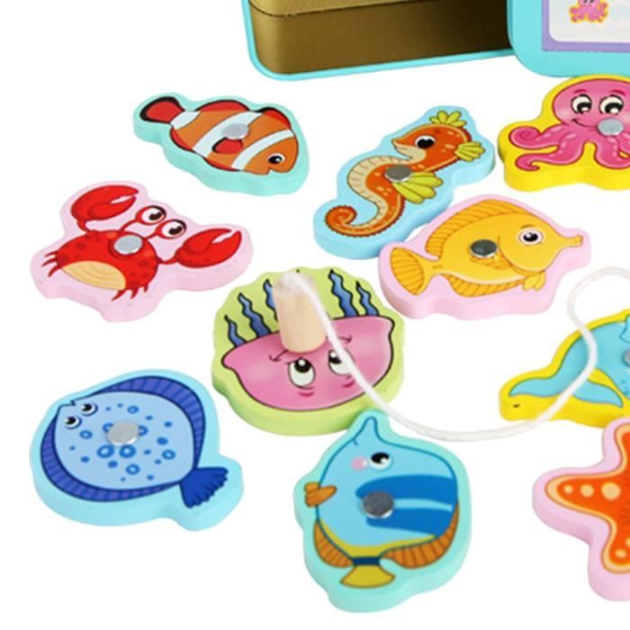Tbest jouet de poisson pour enfants Jeu de poisson magnétique pour Tbest jouet de poisson pour enfants Jeu de poisson magnétique pour