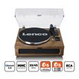 Lenco LS-410WA - Platine vinyle avec 4 haut-parleurs - Bois-2