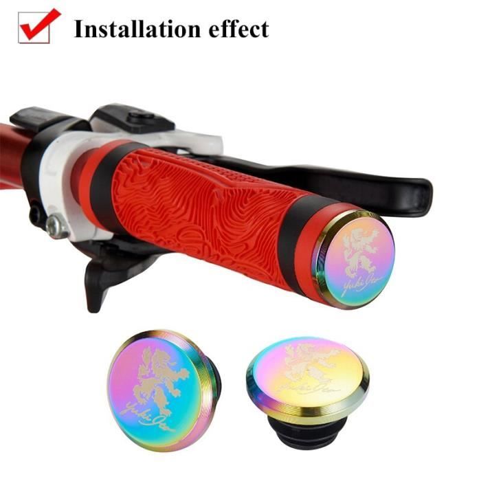 PLATT Poignées De Vélo Ergonomiques En Caoutchouc Souple